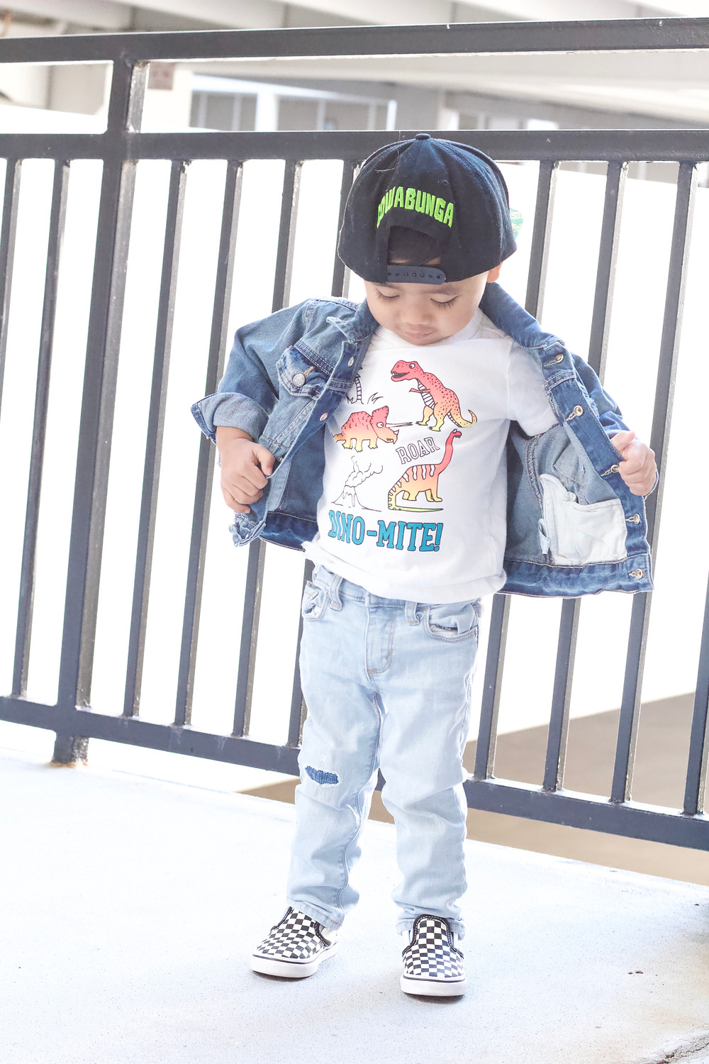 outfit ideas for toddler boys: trend to try - denim on denim // sunnyinjune.com