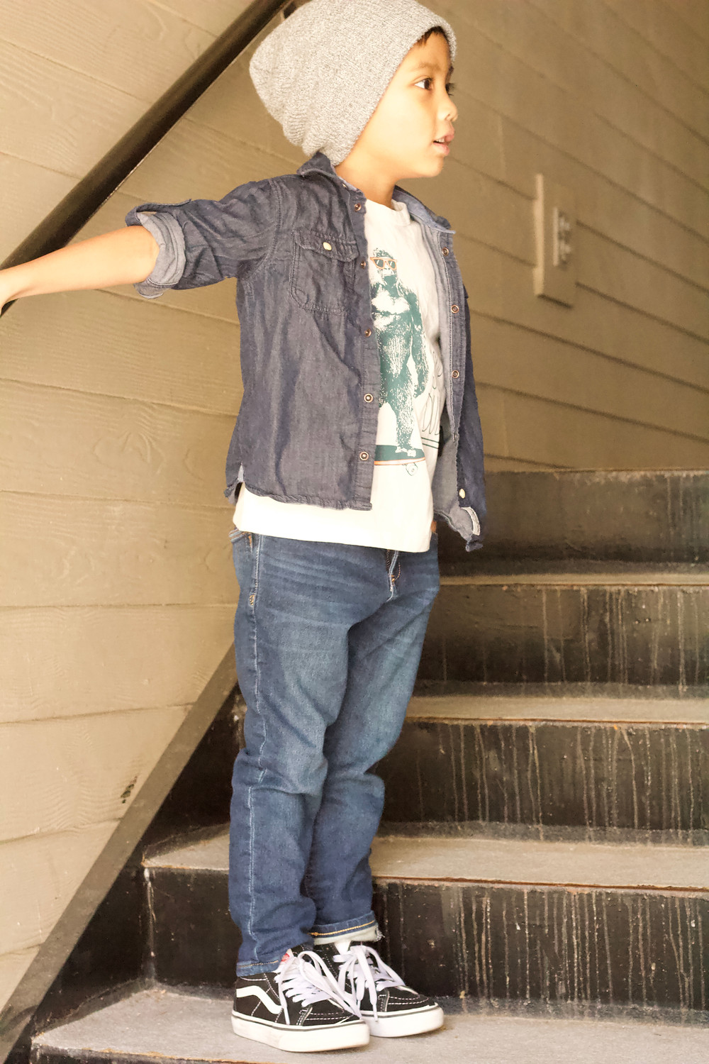 outfit ideas for toddler boys: trend to try - denim on denim // sunnyinjune.com