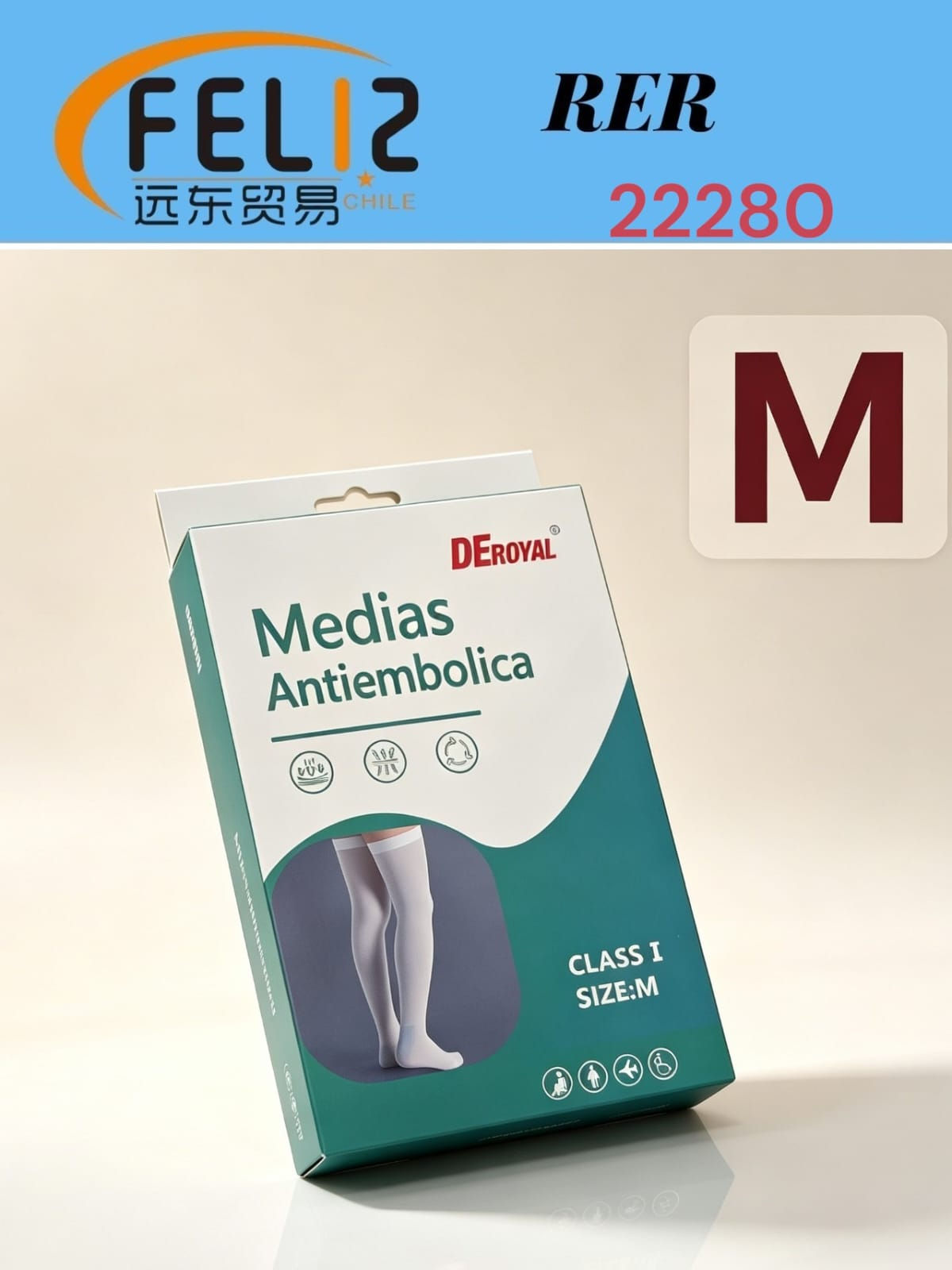 Medias antiembolicas M