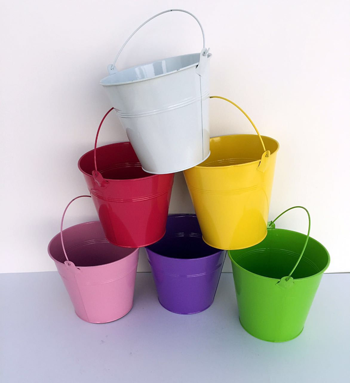 Macetero metalico chico