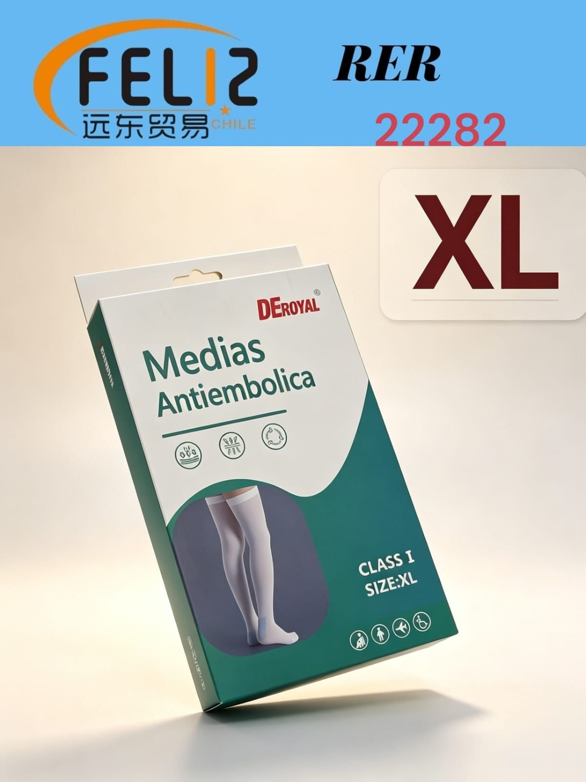 Medias antiembolicas XL