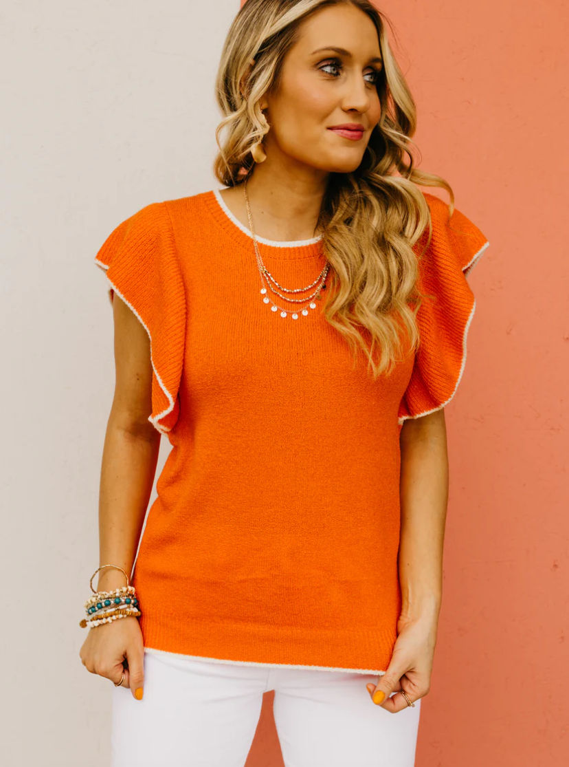 Thumbnail: Tangerine Sweater Top