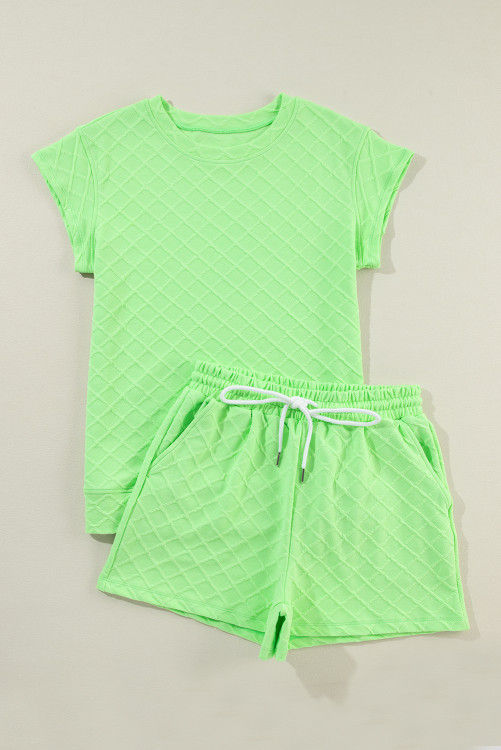 Thumbnail: Lime Green 2 pc Textured Set