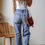 Thumbnail: Ashleigh Blue Distressed Raw Hem Straight Leg High Waist Jeans