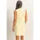 Thumbnail: Butter Yellow Pigment Dyed Sleeveless Mini Dress