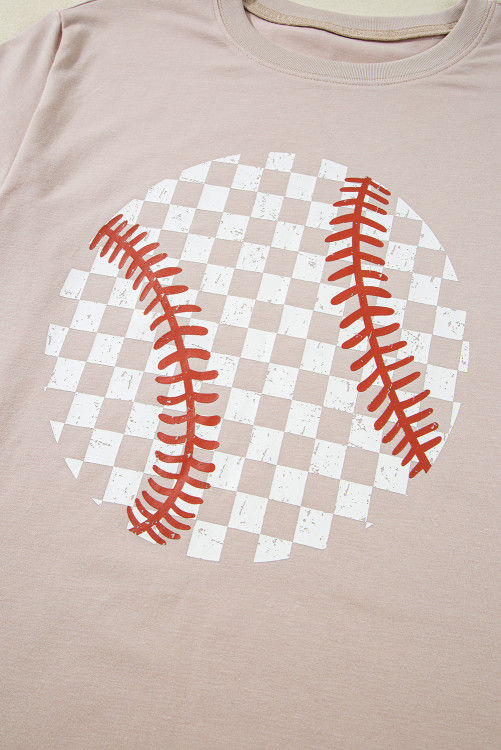 Thumbnail: Jet Stream Checkered Baseball Graphic Tee