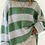 Thumbnail: Chunky Knit Green Striped Sweater