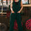 Thumbnail: Evergreen Corduroy V Neck Patched Pocket Sleeveless Jumpsuit