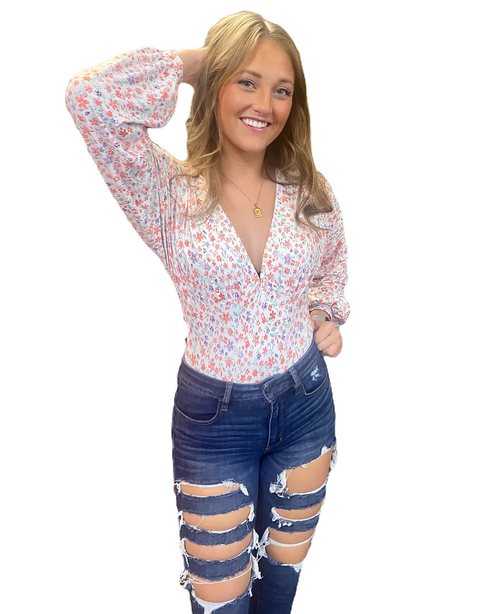 Rosie Petal Bodysuit Top