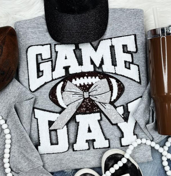 Game Day Football Chenille Crewneck 