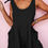 Thumbnail: Black Textured Knotted Straps High Waist Wide Leg Romper