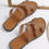 Thumbnail: Brown Cut Out Sandal
