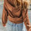 Thumbnail: Brown Hooded Sweatshirt 