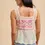 Thumbnail: Mix Media Embroidered Peplum Crochet Sweater Tank