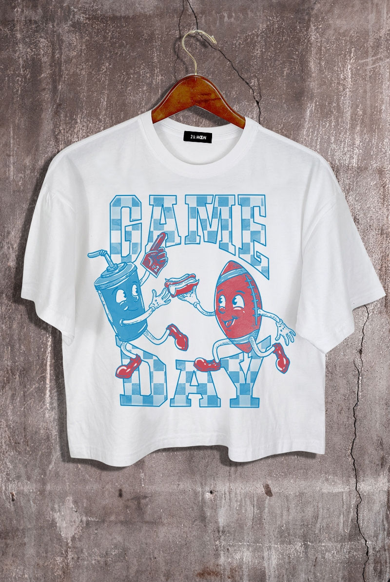 Game Day Cropped TShirt