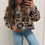 Thumbnail: Black Bows & Horseshoes Pattern Western Fashion Print Sweater