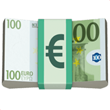 Icône euro, symbole de subventions supplémentaires décrochées