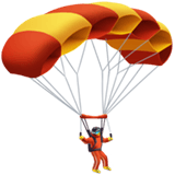 Icône parachute, symbole de l'absence de filet en cas d'imprévu