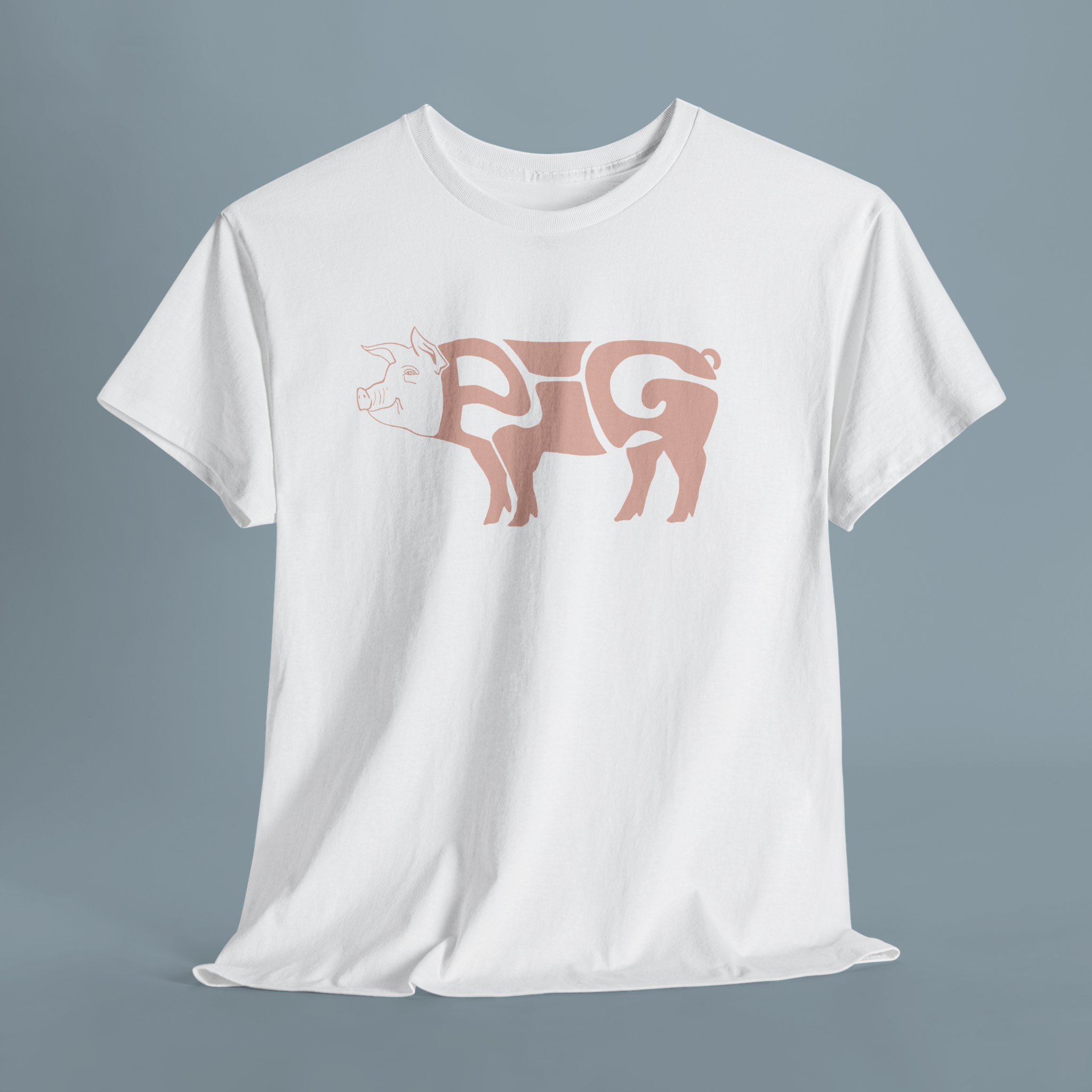 Typography pig