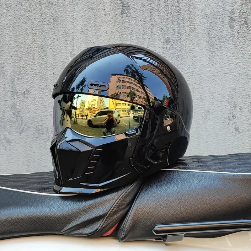 Thumbnail: New Scorpion Motorcycle Cascos Moto Combination Helmet Half M L XL XXL XXXL