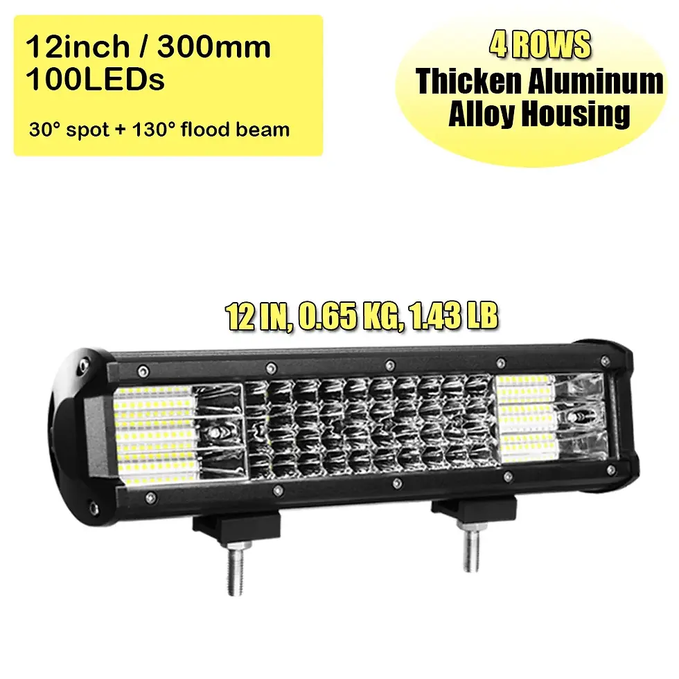 Thumbnail: HELLO EOVO LED Bar 4 / 7 / 12 / 20 / 22 / 28 / 36 Inch LED Light Bar 4x4 SUV ATV