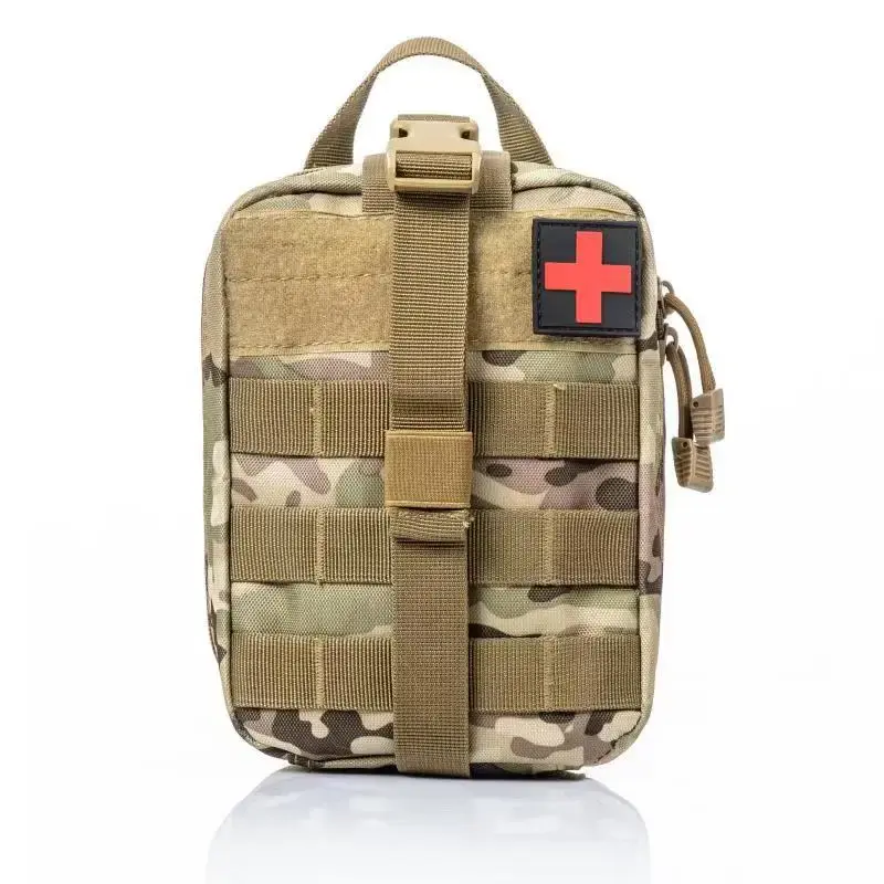 Thumbnail: Portable Tactical First Aid Kit Medical Bag for Hiking Travel Home Emergency