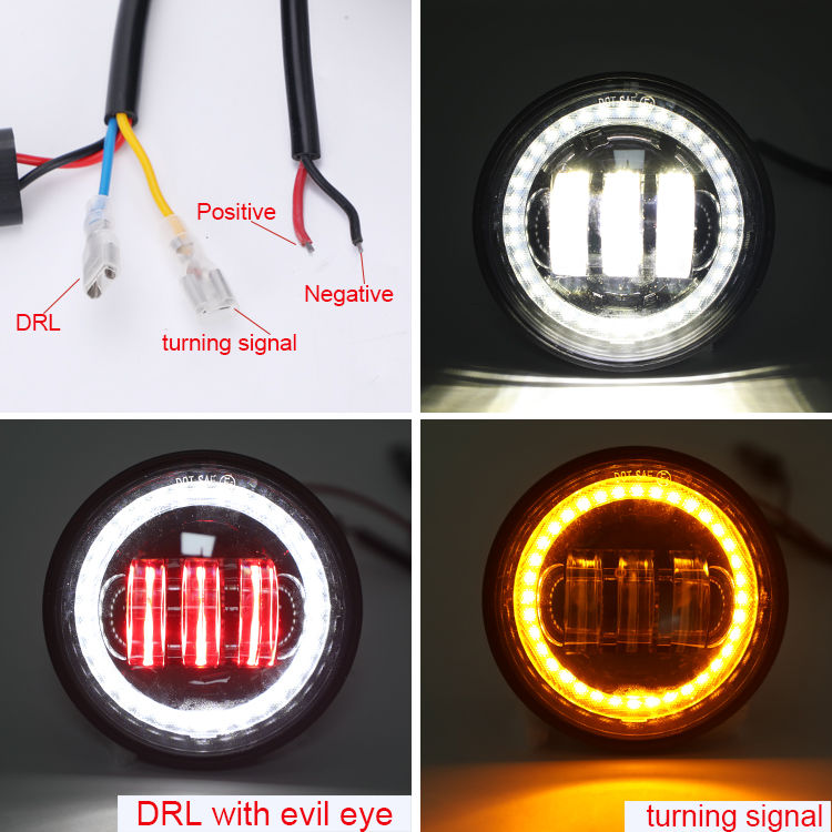 Thumbnail: Motorcycle LED Fog Light 4.5''