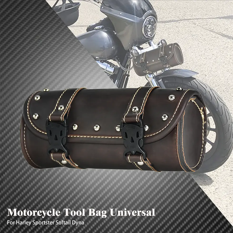 Thumbnail: Motorcycle Fork Tool Bags Storage PU Leather