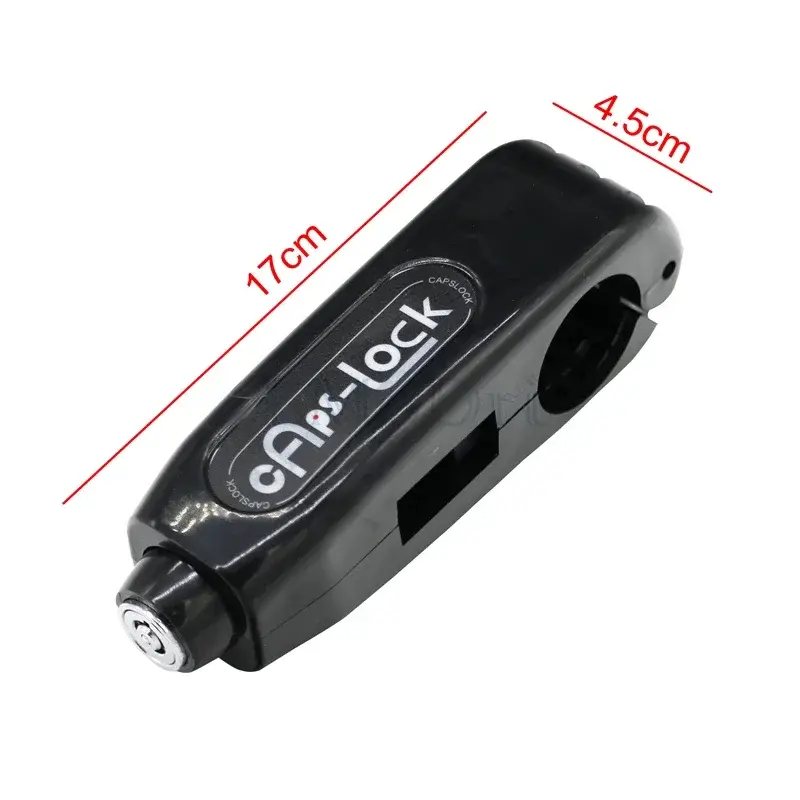 Thumbnail: LMoDri Universal Motorcycle Lock Handlebar Safety Lock Brake Throttle Grip