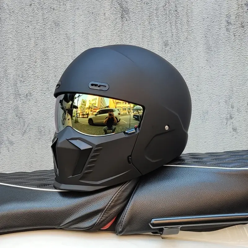 Thumbnail: New Scorpion Motorcycle Cascos Moto Combination Helmet Half M L XL XXL XXXL