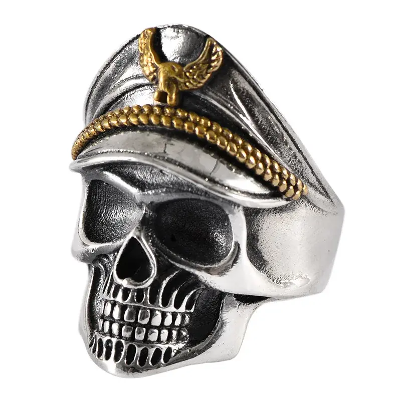 Thumbnail: Vintage Skull Samurai Rings for Men Women