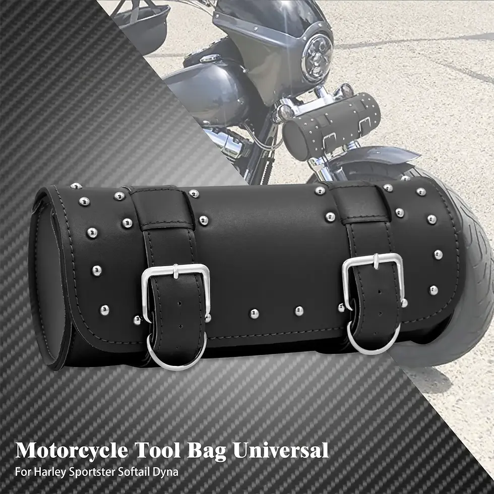 Thumbnail: Motorcycle Fork Tool Bags Storage PU Leather