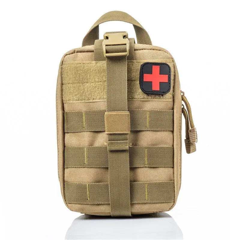 Thumbnail: Portable Tactical First Aid Kit Medical Bag for Hiking Travel Home Emergency
