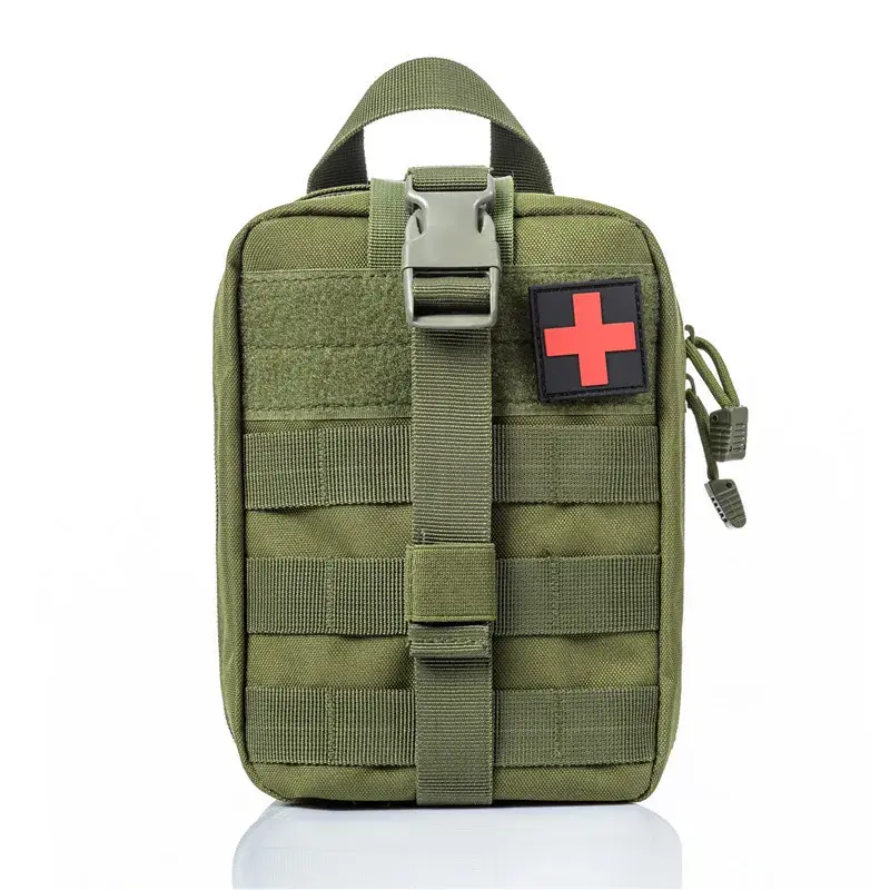 Thumbnail: Portable Tactical First Aid Kit Medical Bag for Hiking Travel Home Emergency