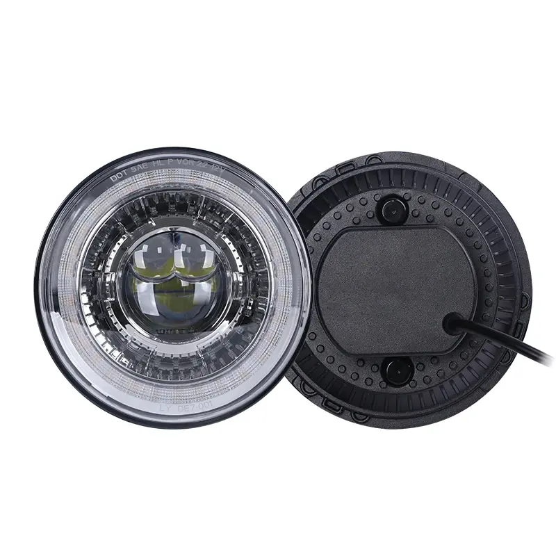 Thumbnail: Chrome 7Inch Led Headlight 4.5Inch