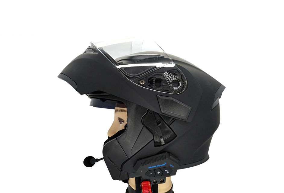 Thumbnail: Motorcycle Helmet Bluetooth Headset Supports Hands-Free Calling