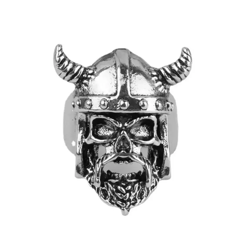 Thumbnail: Vintage Skull Samurai Rings for Men Women
