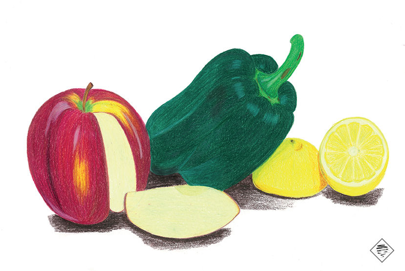 nature morte fruit