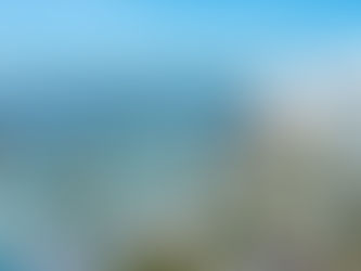 Adults-only resort pool overlooking the Caribbean sea in Riviera Maya, Mexico