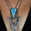 Thumbnail: Triangulation / 14K Gold, Sterling Silver, & Labradorite Front-Clasping Necklace
