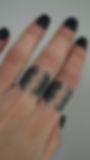 Thumbnail: Edges / Adjustable Everyday Split Shield Ring