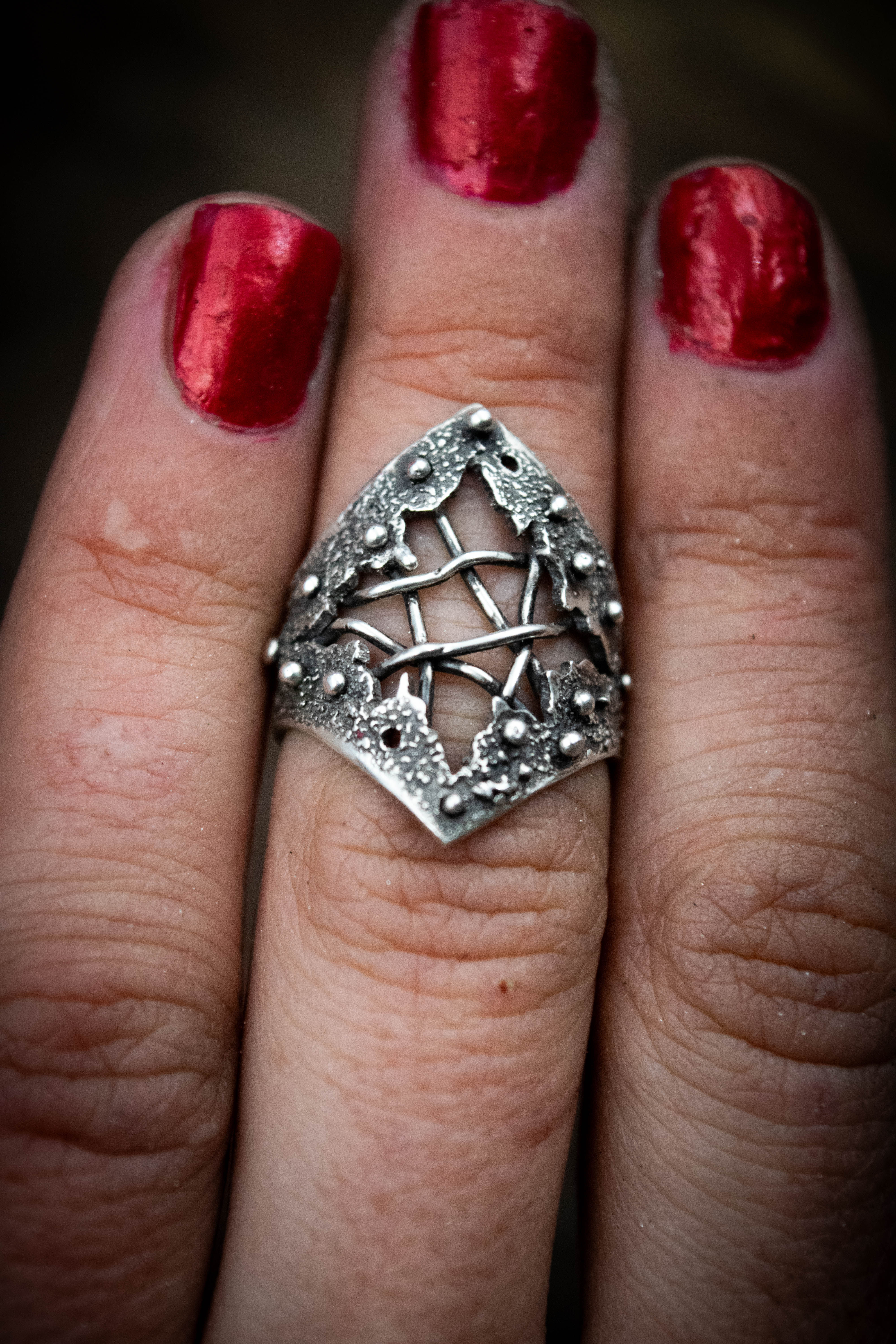 Diamond Void Ring / Size US 6-6.25