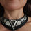 Thumbnail: The Precipice / Recycled Leather, Silver, Labradorite, & Zinc Collar