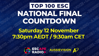 National Final Countdown broadcast this Saturday 12 November 2022