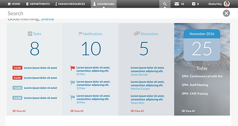 Sharepoint Dashboard Concept Search