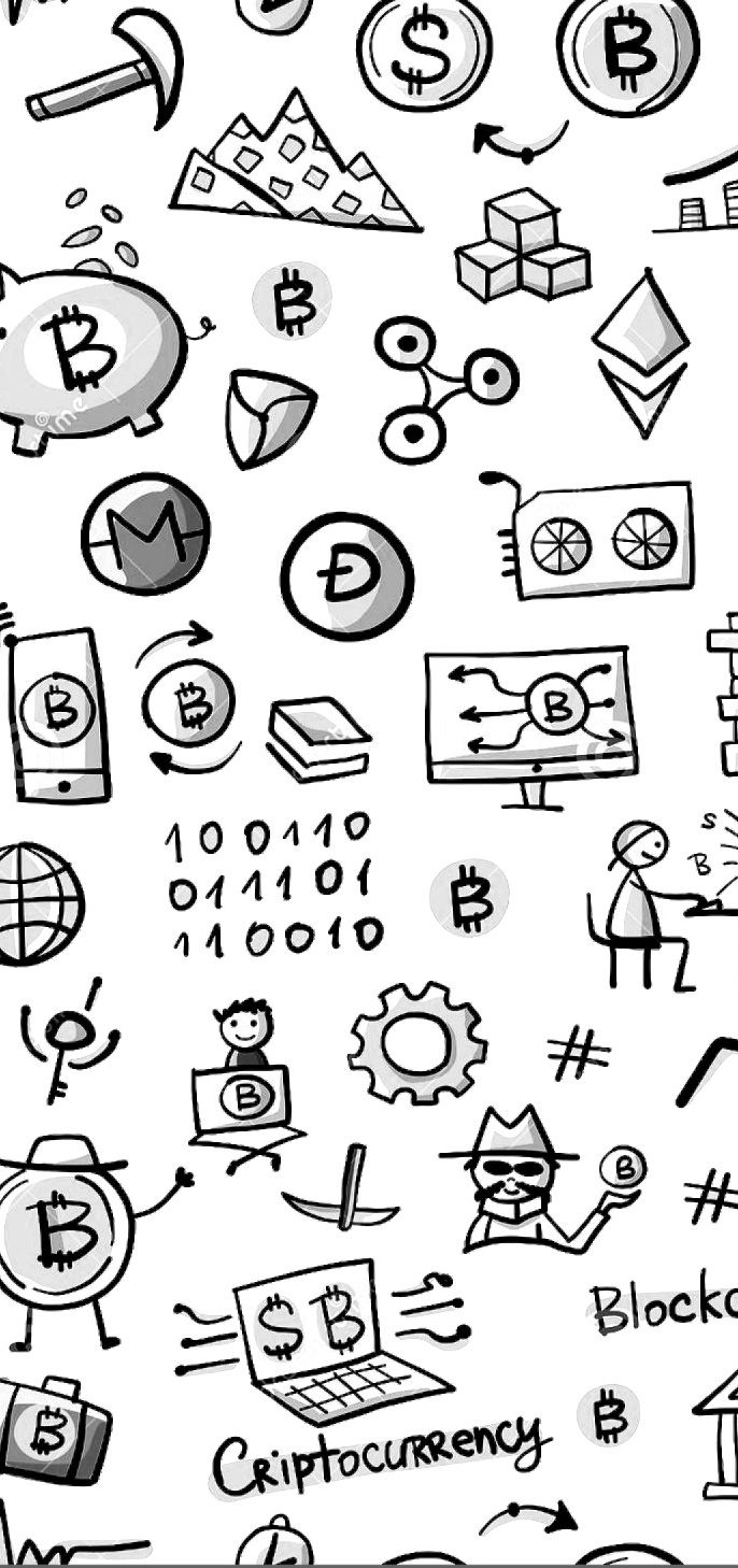 crypto art pattern
