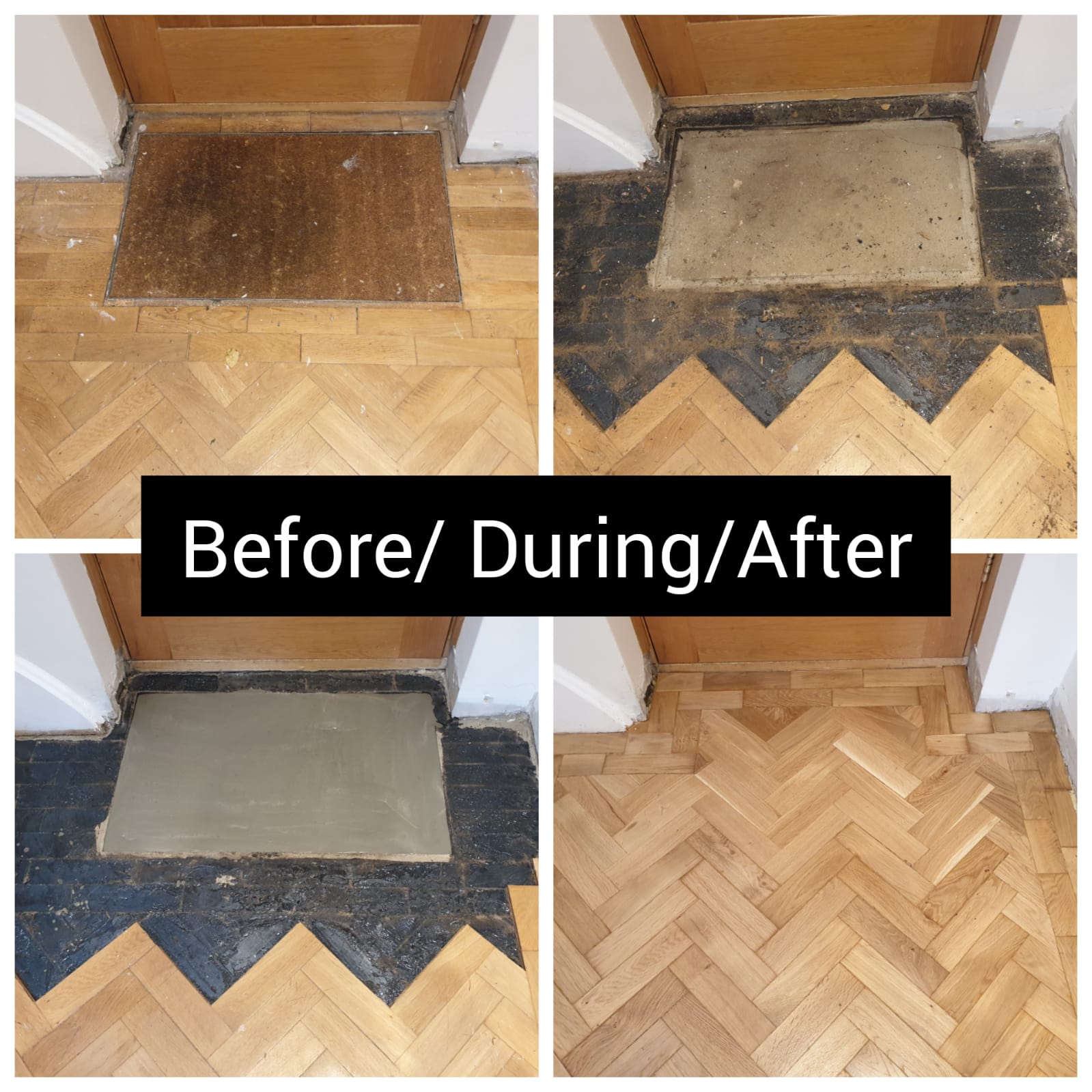 Removal of Coir matting fitting solid oa