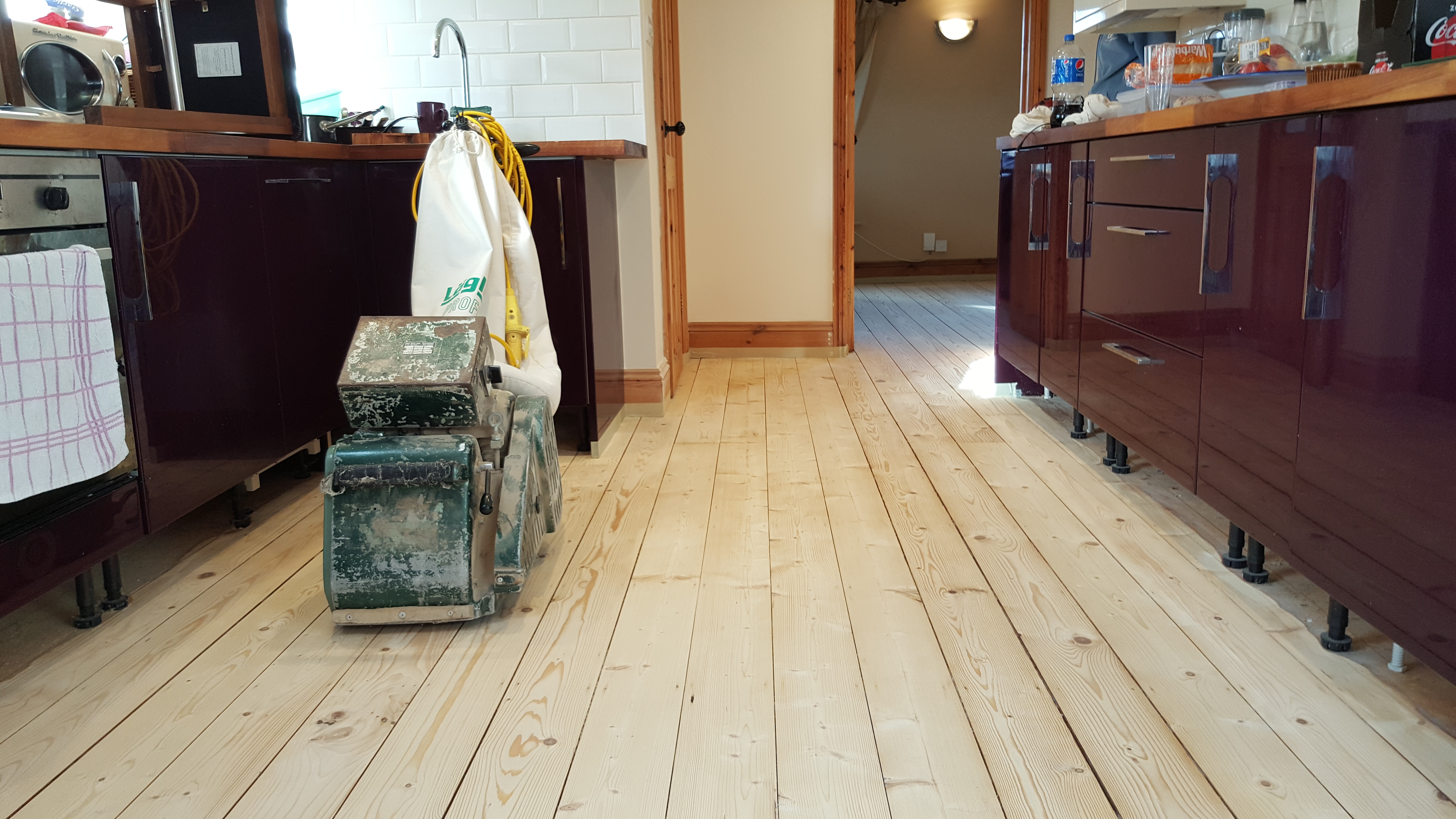 Pine Floor After