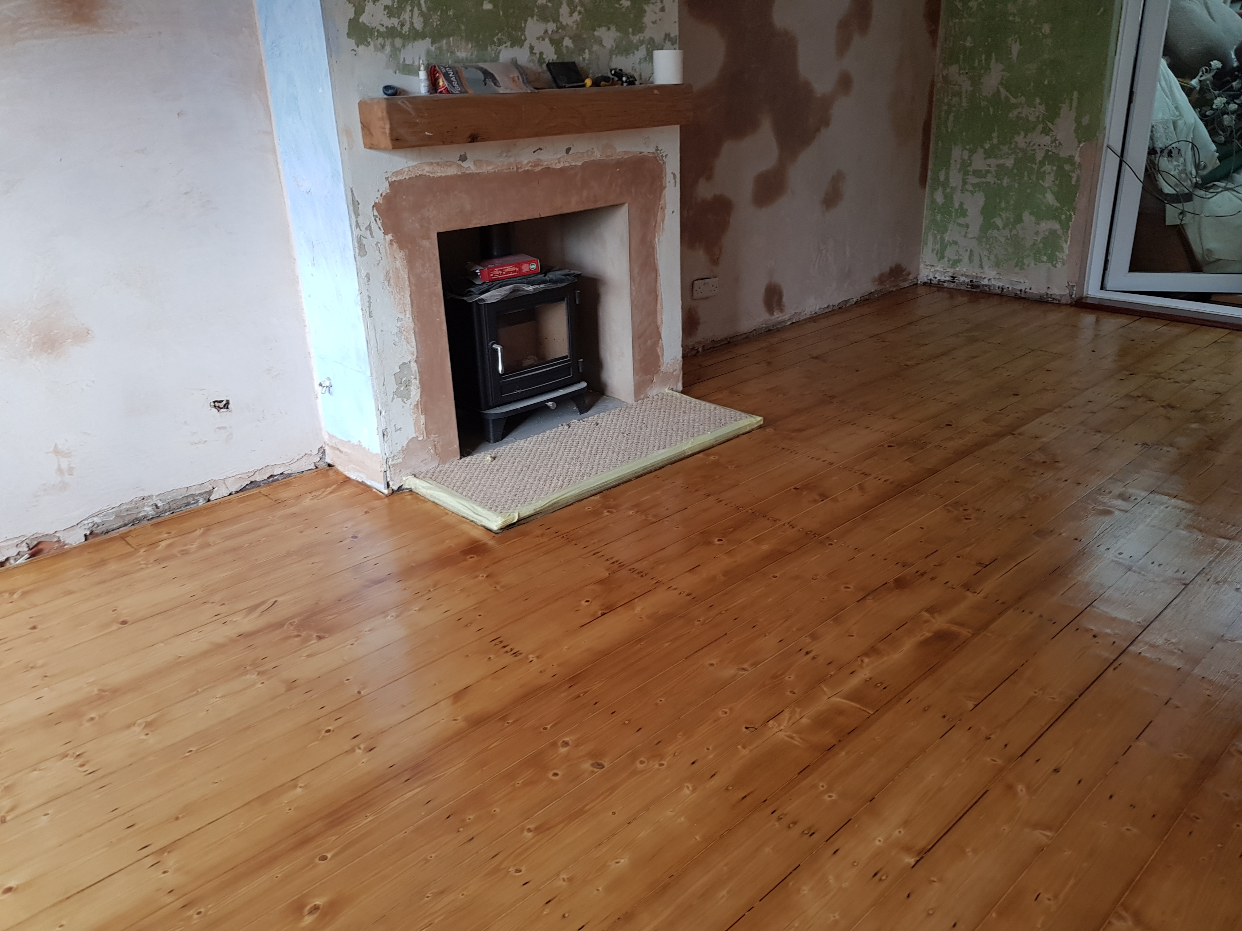 Pine Floor After