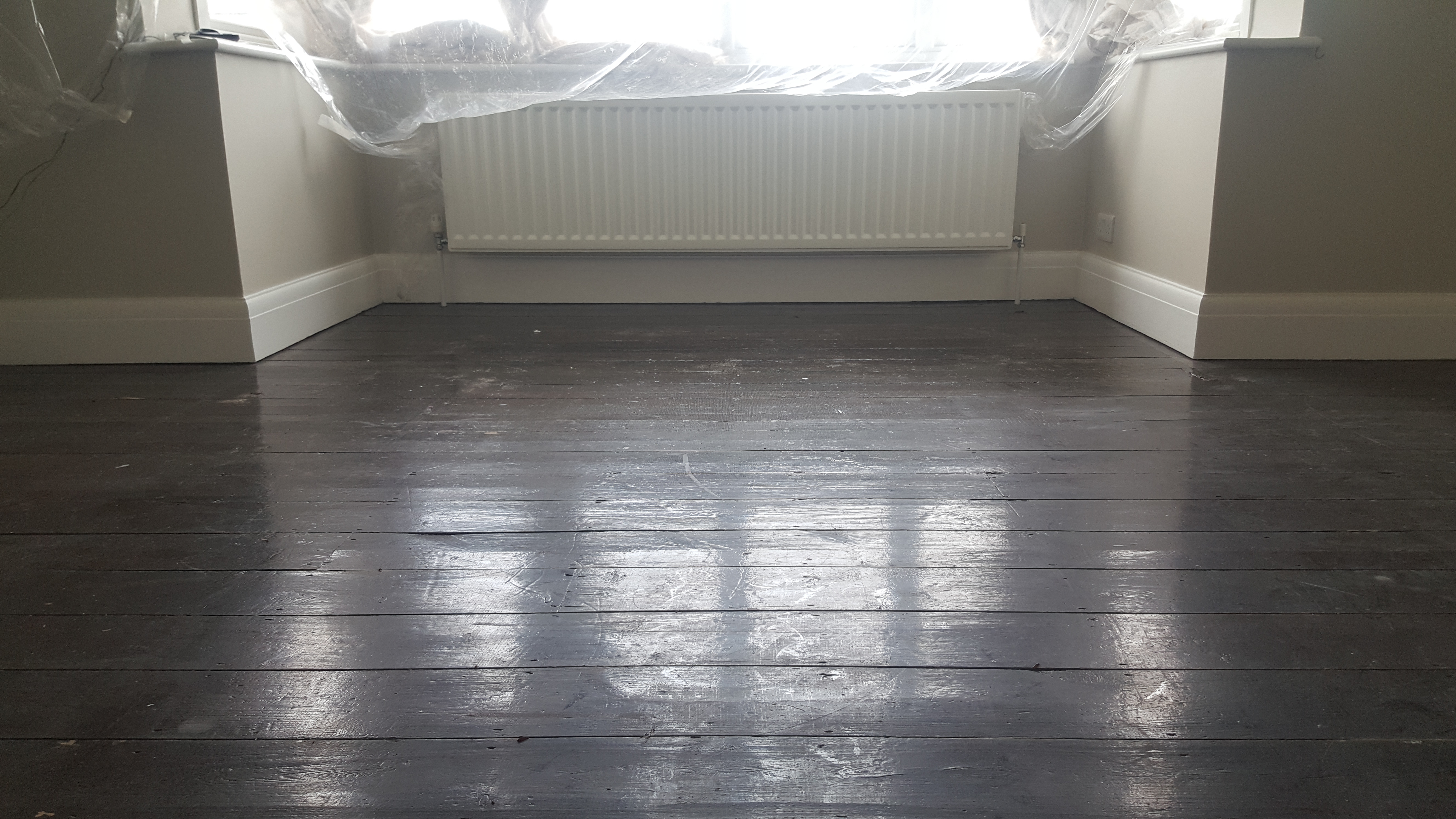 Pine Floor Before